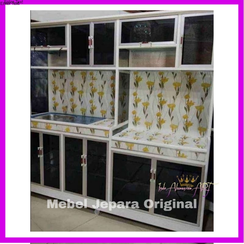 Lemari Dapur Besar / Wastafel Kitchen Set Bahan Almunium