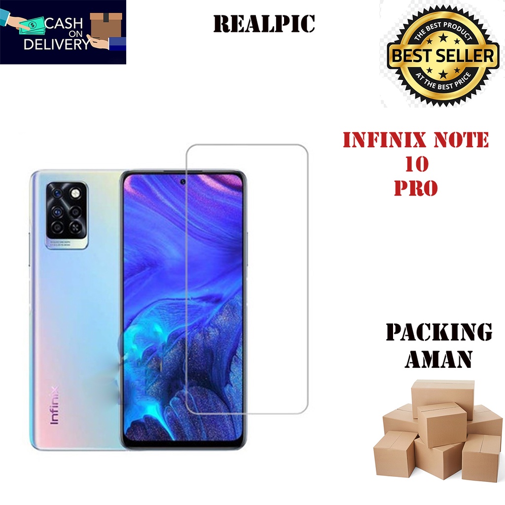 Tempered Glass Infinix Note 10 Pro Screen Protector Anti Gores