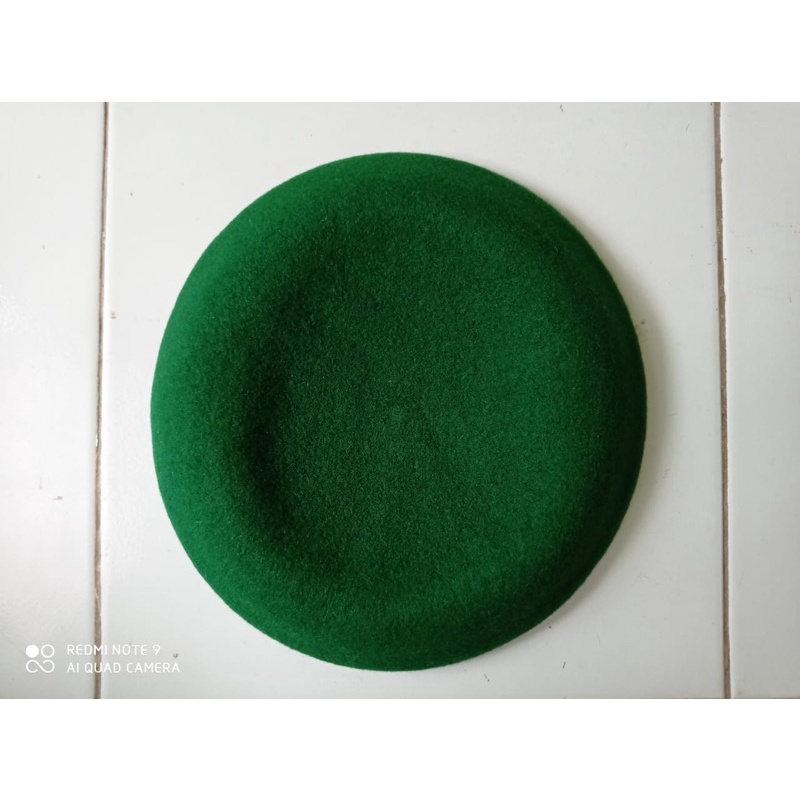 BARET HIJAU WOLL