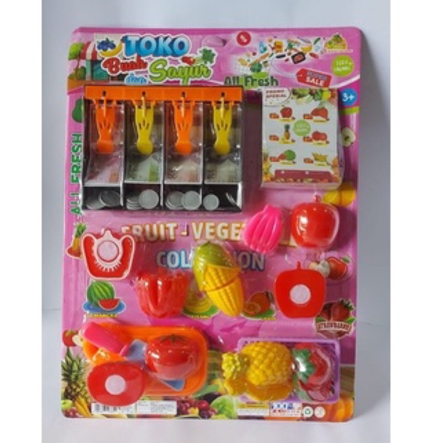 Mainan Kasir Uang Belanja Toko Sayur dan Buah