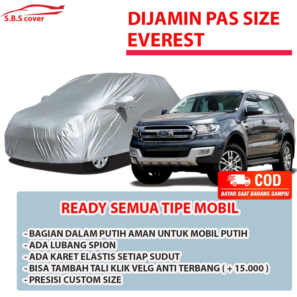 Body Cover Mobil EVEREST / Sarung Mobil Everest / Mantel Mobil Everest / Mantol Mobil Everest