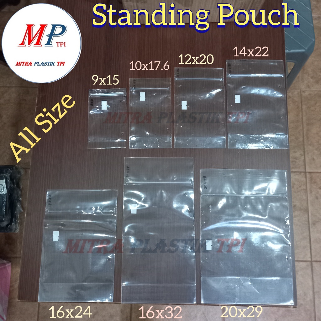 Standing Pouch 12x20 / Plastik Berdiri 12x20
