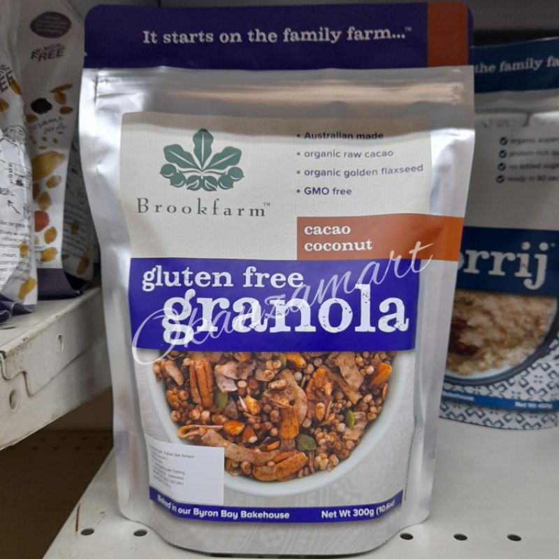 

Brookfarm Gluten Free Granola Cacao Coconut 300gr