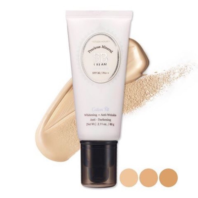 Etude House Precious Mineral BB Cream Cotton Fit 100% Original by Etude House Korea