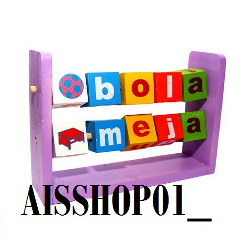 MAINAN EDUKATIF ANAK BALOK BACA