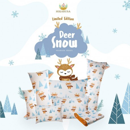 Hikarusa HIKARU SARUNG GULING Sky Deer Snow Deer Anak Bayi Size S M L XL Jumbo Cover