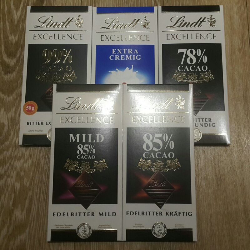 

Lindt Exellence Chocolate Bar Coklat Cokelat