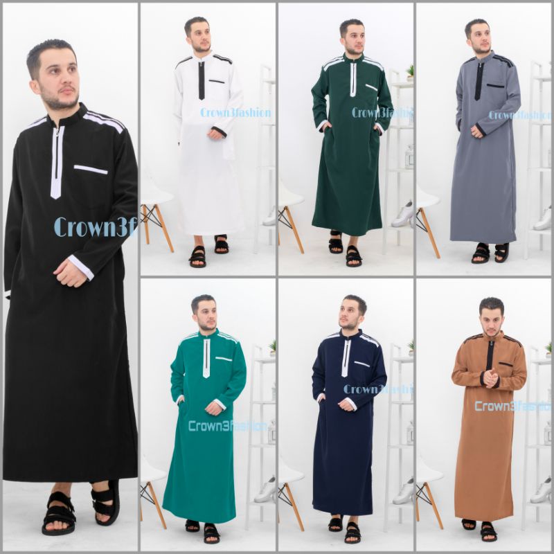 Jubah Mesir Gamis Pria Modern Terbaru *Bisa COD