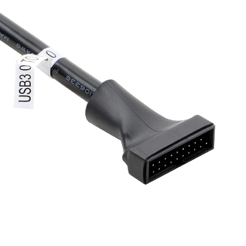 Btsg USB 3.0 19pin Male to 9pin Female Adaptor Kabel USB Papan Ibu