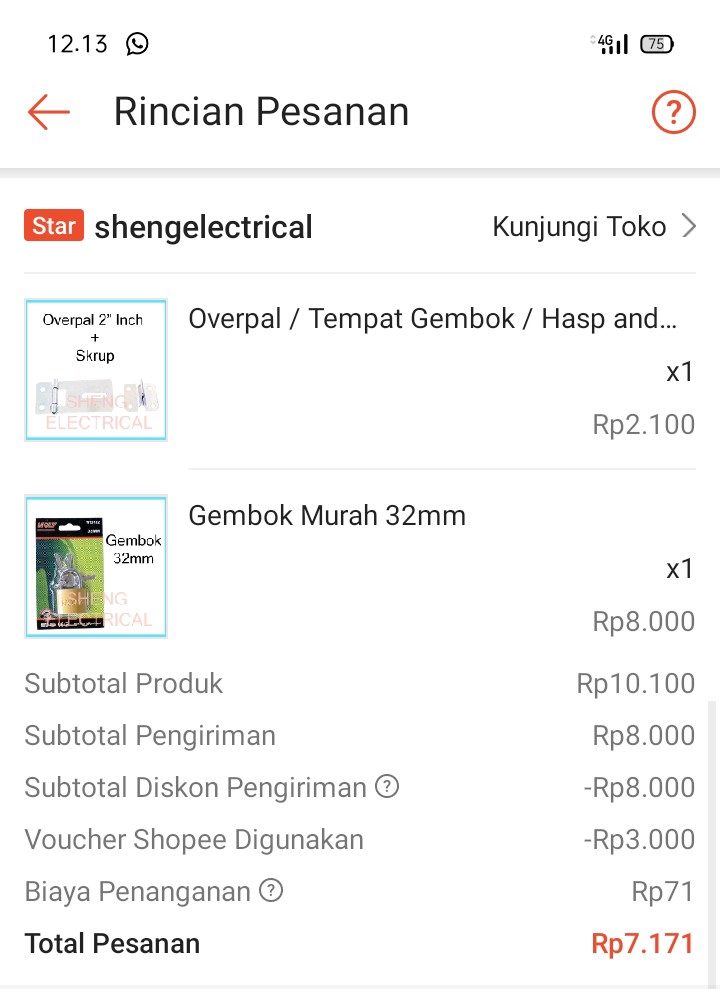 Gembok Murah 32mm
