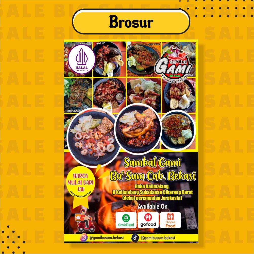 

Cetak Brosur / Cetak Flyer / Leaflet Art Paper 150 Gram tanpa minimal order