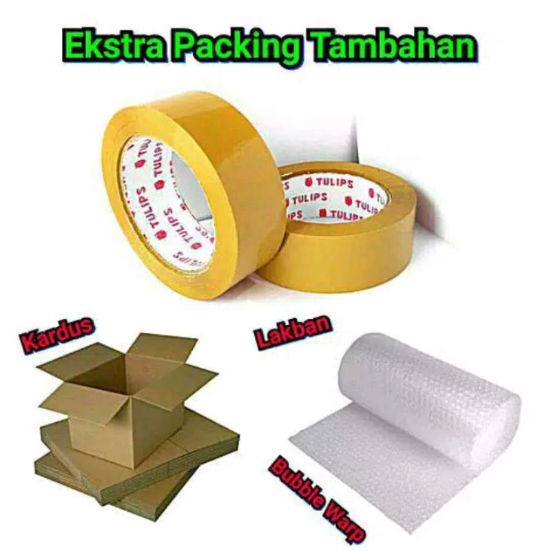 

EXTRA.PACKING.TAMBAHAN.(LAKBAN+BUBBLE.WARP+KARDUS
