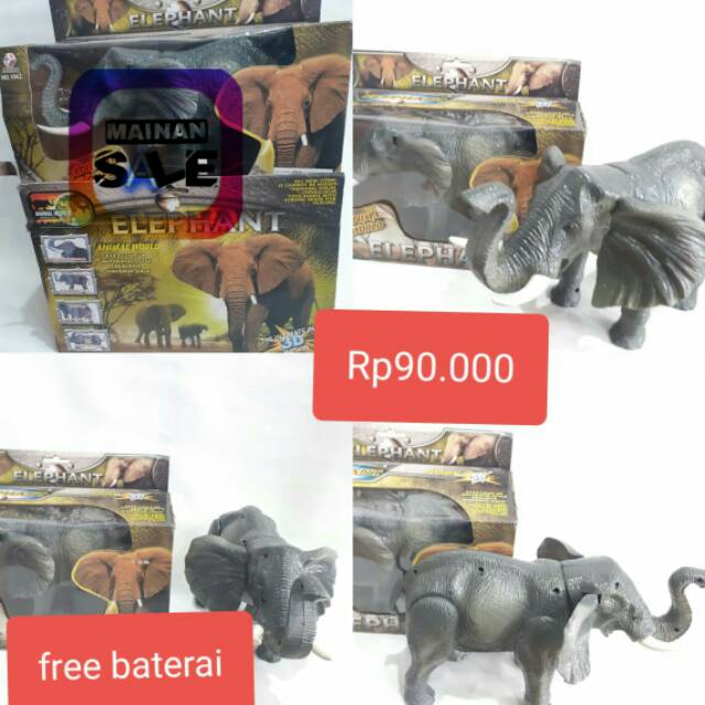 Mainan Robot Gajah