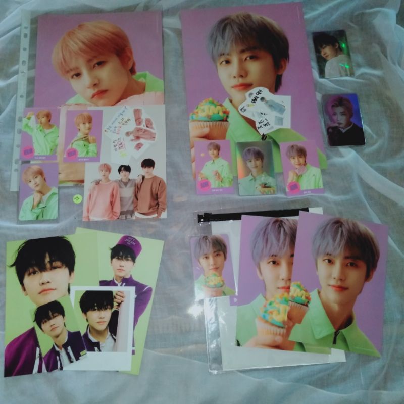 SET sg renjun jaemin PC  benefit holo photopack alladin aladdin season greeting 2021 ktown a4 poster