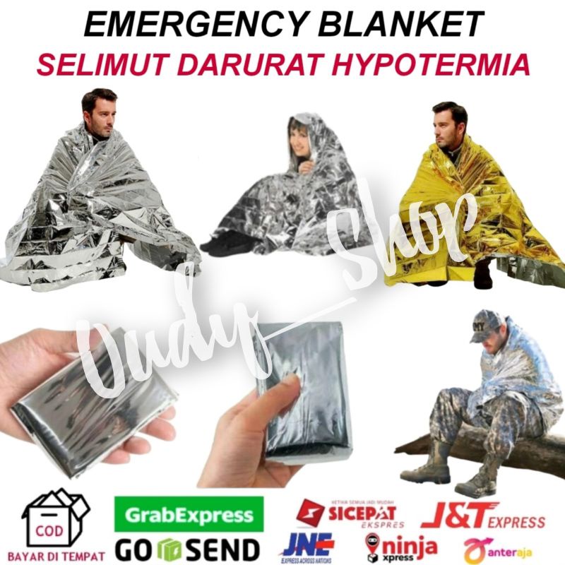 Emergency Blanket - Selimut Anti Dingin Hipotermia - Selimut Camping Gunung