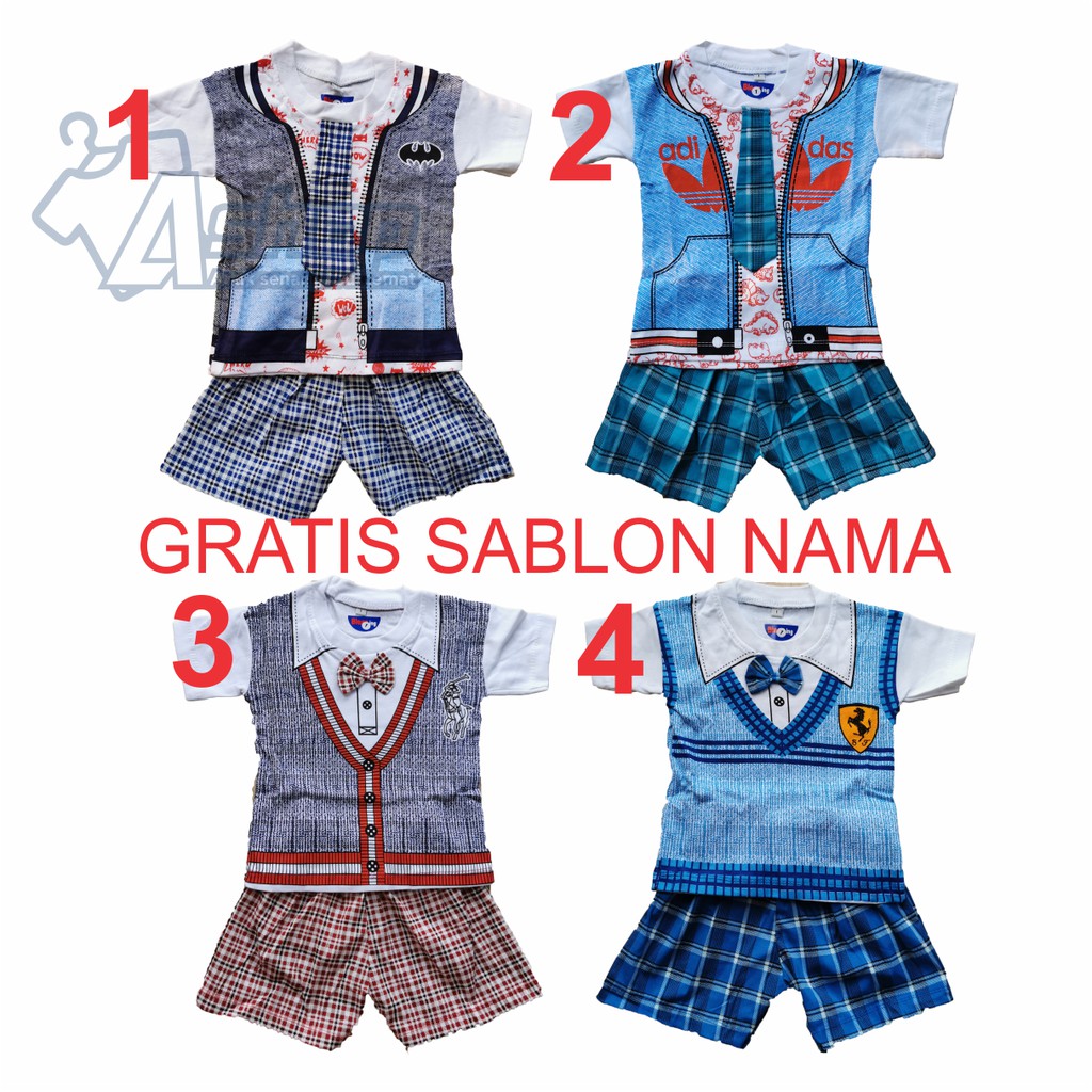 Set Tuxedo Lucu 3 Picis