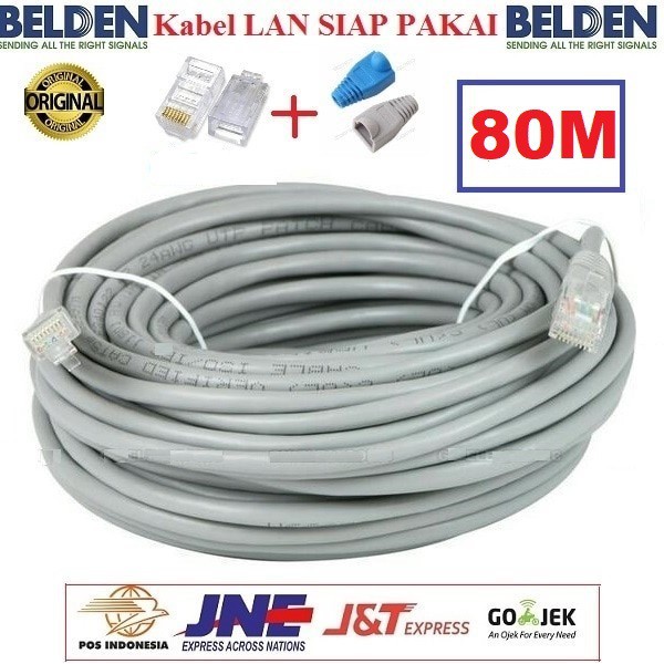 Kabel LAN Belden 80 M UTP RJ45 Cat5E ORIGINAL USA 80 Meter