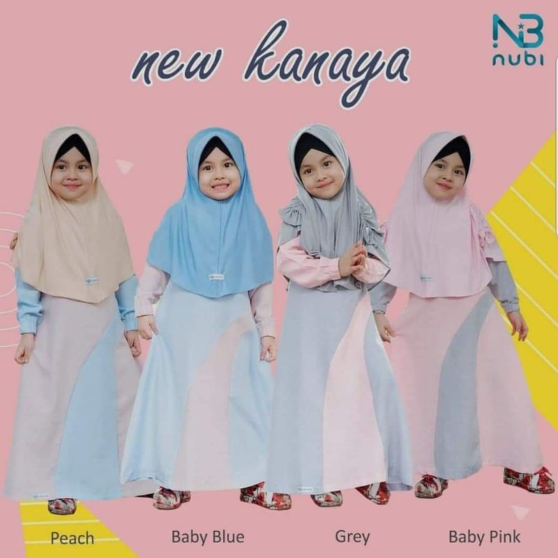 SET GAMIS ANAK KANAYA NUBI
