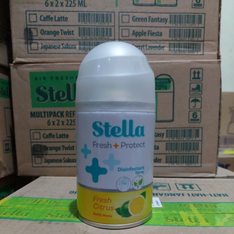 Stella reffil matic spray 225 ml / isi ulang stella matic box - Fresh Protect Citrus