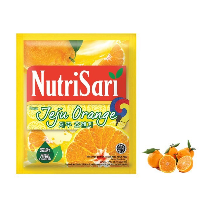 

Nutrisari Jeruk Jeju Sachet 14gr