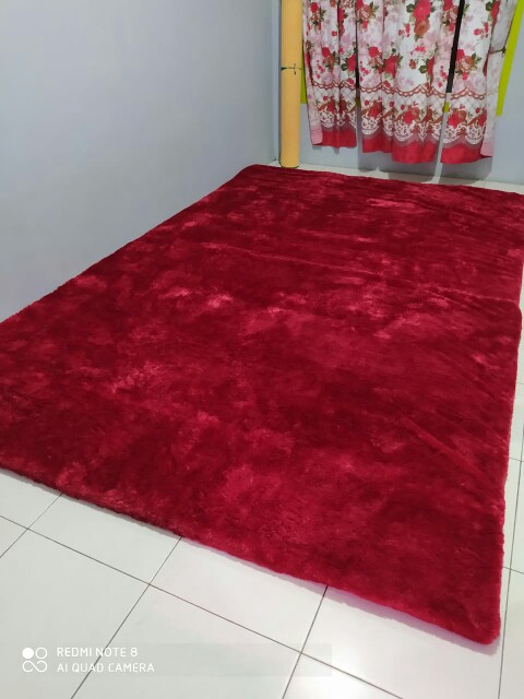 [jumbo Size] Karpet Bulu Tebal 5,5cm Ukuran 300x200cm