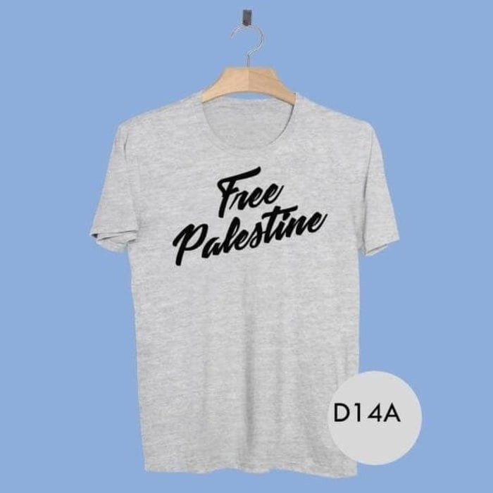 Kaos Tshirt Baju Combed 30S Distro Free Palestine Palestina