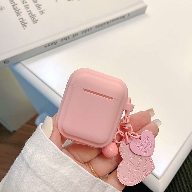 Casing Silikon Motif Hati Warna Permen Macaron Untuk Airpods 1 2 3 pro I13 pro Inpods 12 I12 I11 I9S I23