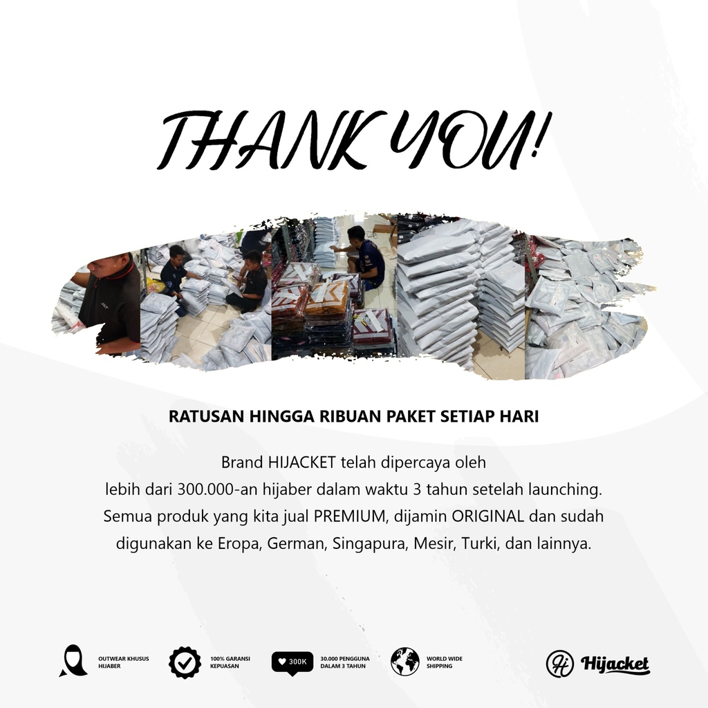 JAKET WANITA MUSLIMAH HIJACKET ELEKTRA ORIGINAL HIJABER SYARI HIJAKET PANJANG Syari-8