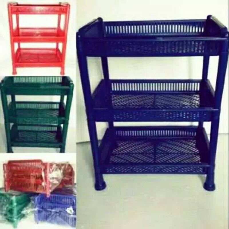 Rak piring susun 3 serbaguna / Rak dapur serbaguna / Rak besar serbaguna