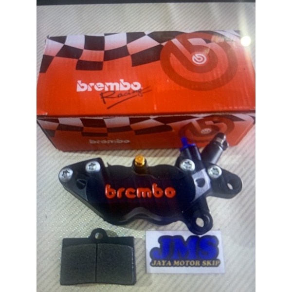 Kaliper Brembo 4P Black Big Pot+ Dispad Cadangan