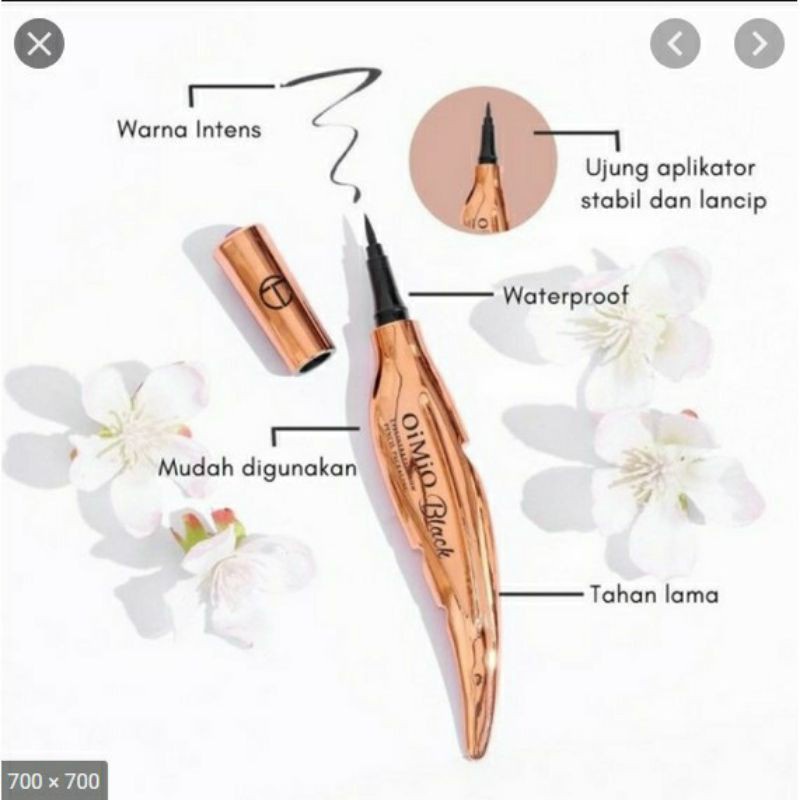 OIMIO EYELINER DAUN WATERPROOF