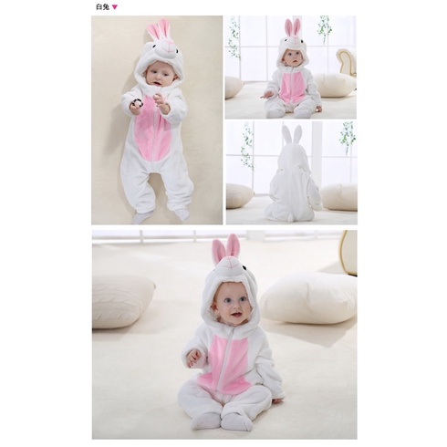 Baju piyama kostum anak bayi onesie animal hewan lucu import 0T-5T-2