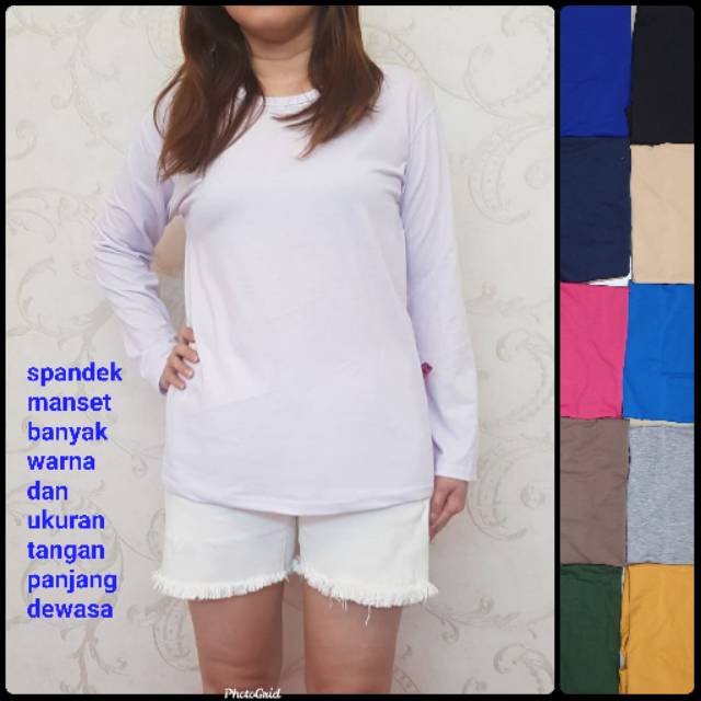 MEYGROSIR Spandek Mangset XL.XXL pjg  jumbo banyak warna