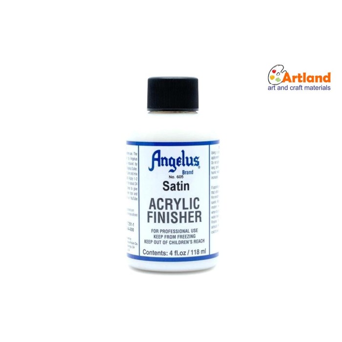 

Angelus acrylic Finisher Satin 4oz