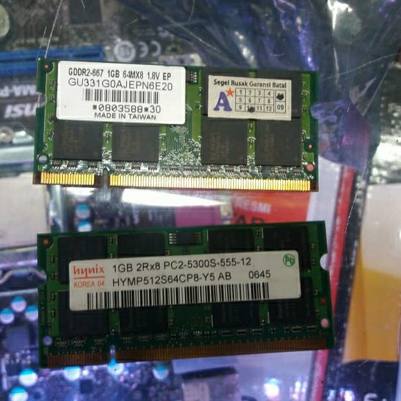 Ram laptop ddr2 1gb pc 5300/667