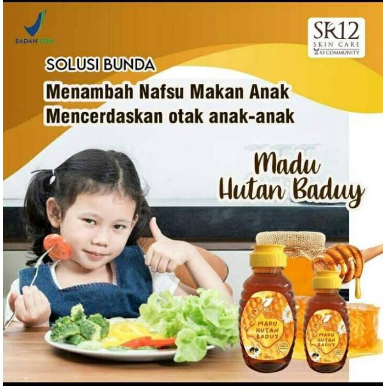 

madu hutan baduy SR 12 besar isi 300ml