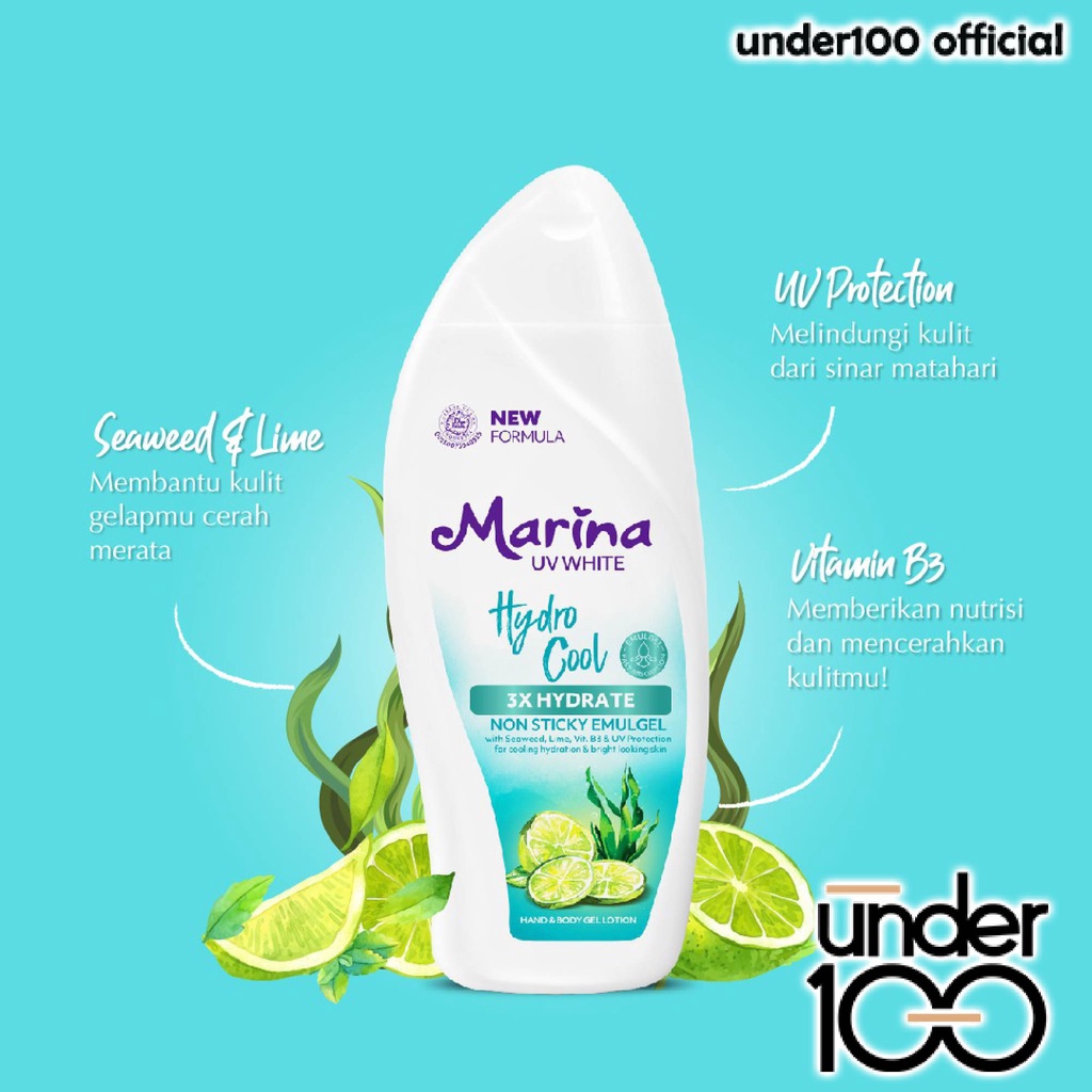 ❤ Under100 ❤ Marina Hand Body Lotion Natural 475ML | UV White 460ml