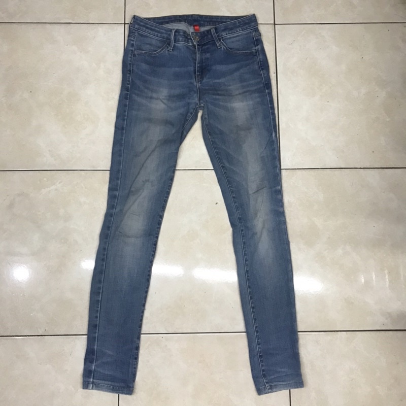 Preloved Celana Jeans Panjang Wanita Uniqlo Second