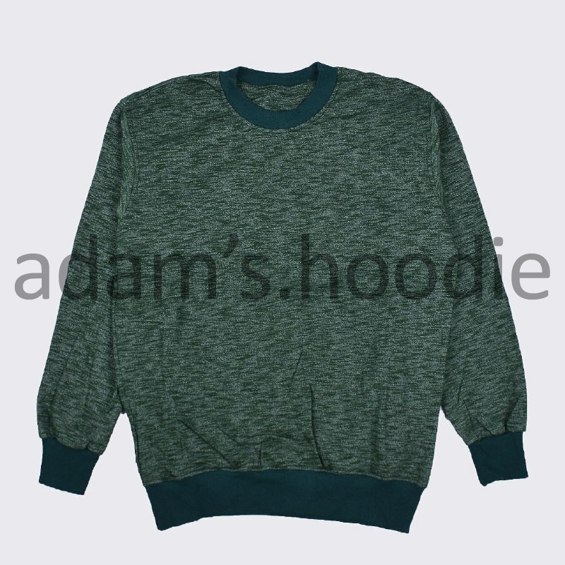 Hoodie/Sweater/Jaket - Green White Leaf Sweater R009