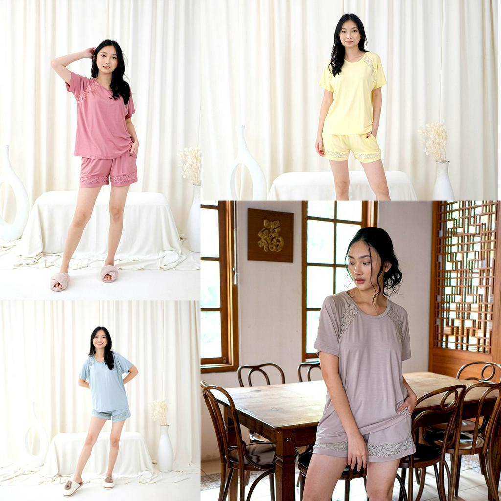 Cielyn - Flo - TENCEL™ Modal -  Set Piyama Wanita Dewasa