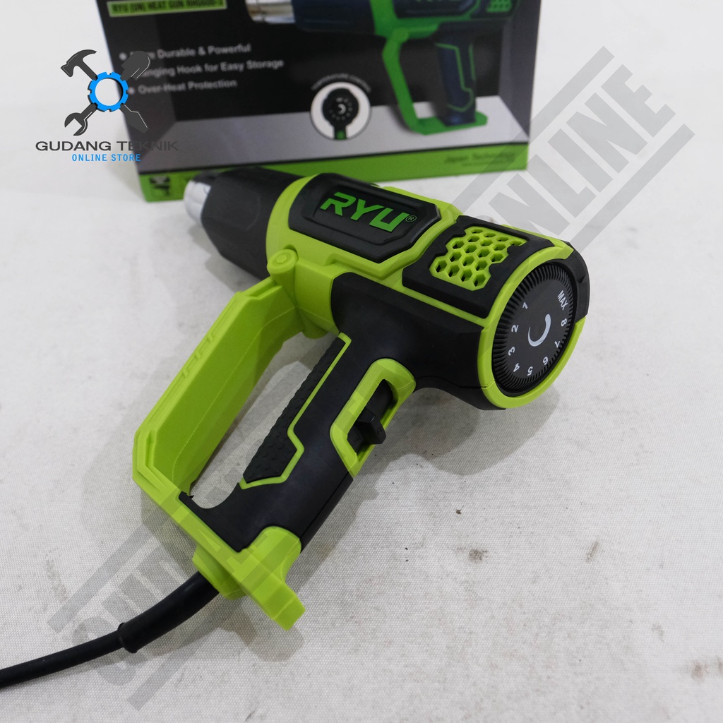 Heat Gun RYU RHG600-3 / Heatgun RYU RHG600 3 - Alat Pemanas Plastik RYU RHG 600-3