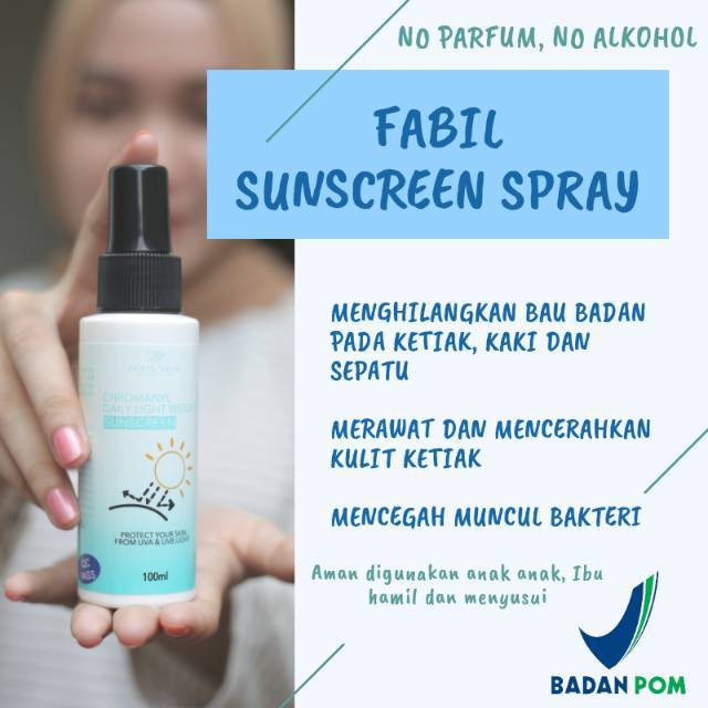 Sunscreen Organic Bahan Alami Natural Ingredients Fabil Skin