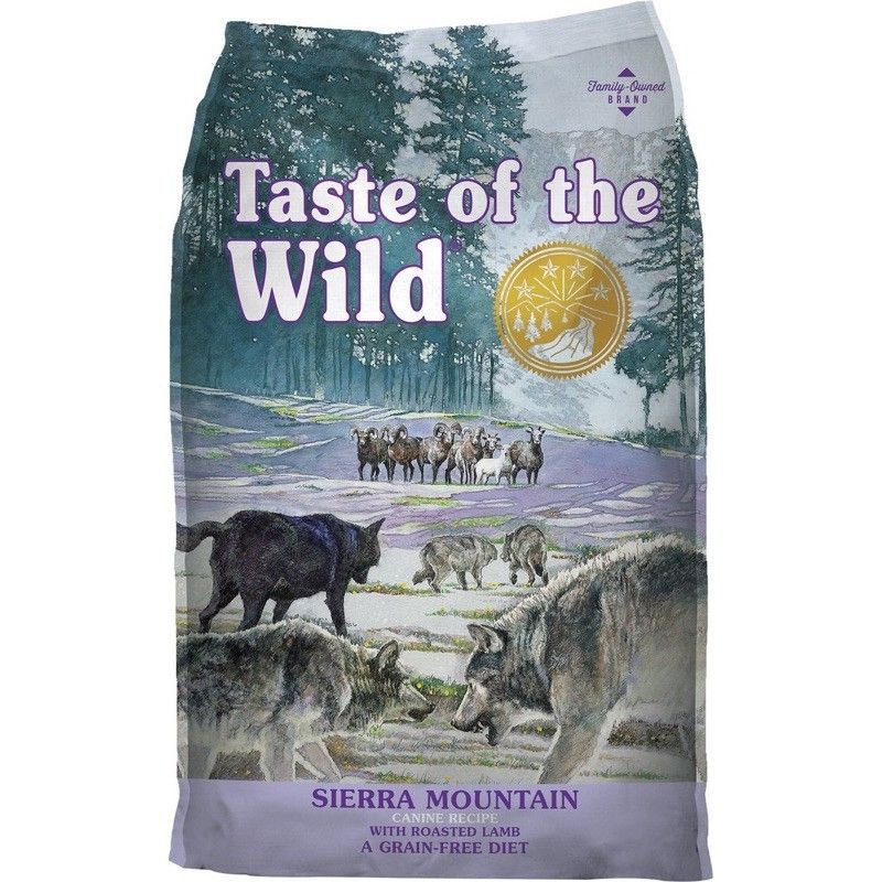 Taste Of The Wild Sierra Mountain 6.35kg /Totw Lamb / dogfood grain free made in usa