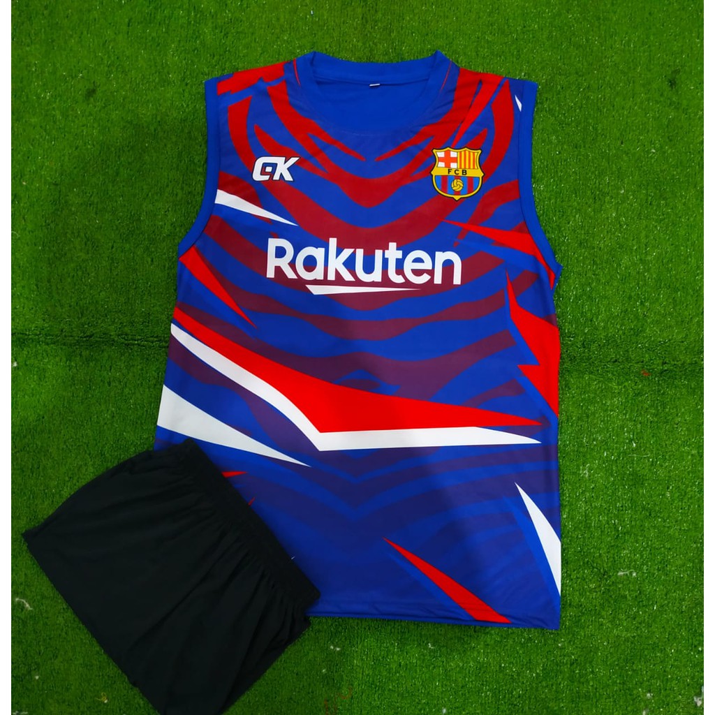 SETELAN SINGLET BRCA PRINTING PREMIUM BAJU BOLA  KAOS  BOLA  