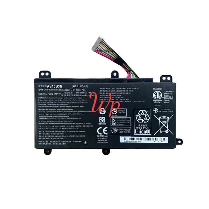 Baterai Acer Predator 15 G9-591 G9-591G G9-592G G9-791G GX-791 AS15B3N