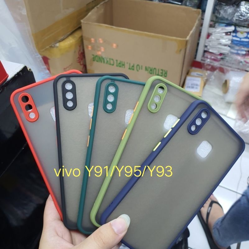 SILIKON My Choice CASE+Pelindung kamera TYPE HP VIVO/Y91/Y95