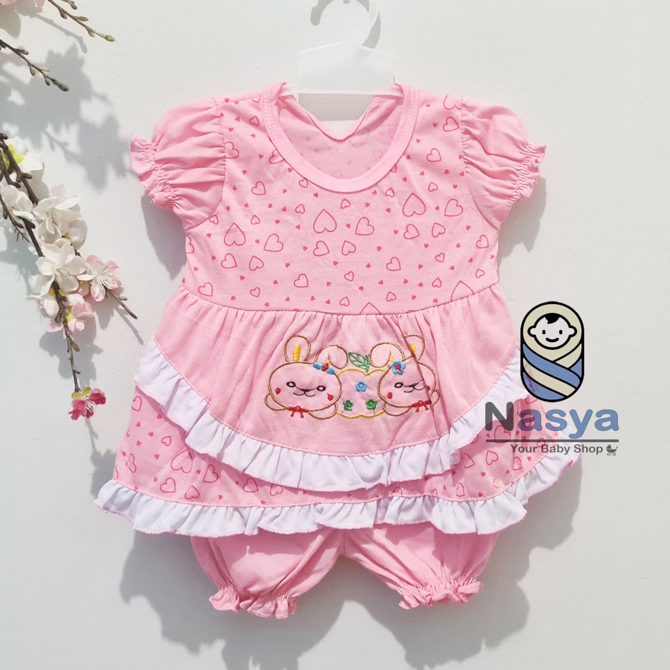 [N-022] Setelan Baby New Born ( 0-6 month) / Baju Bayi Perempuan