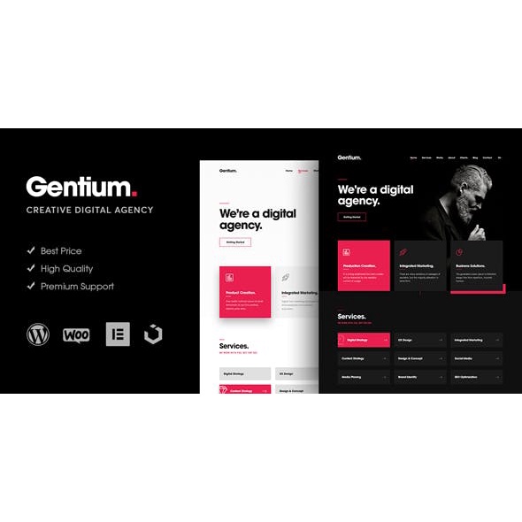 Gentium Digital Agency Theme