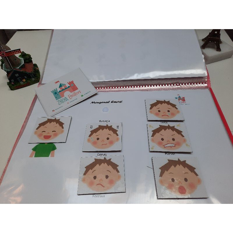 worksheet emoticon/worksheet velcro mengenal emosi anak 2 tahun