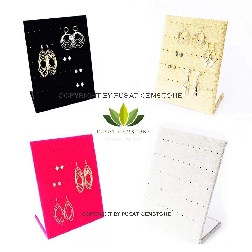 Tempat Display Anting Bludru Pajangan Anting
